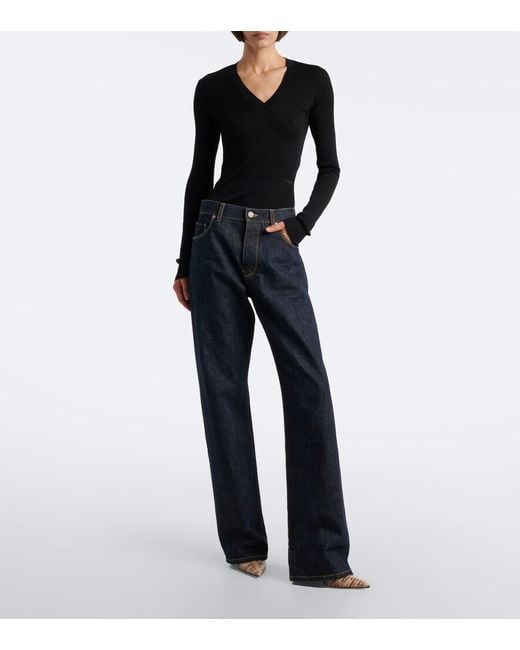 Fendi Blue Straight Jeans
