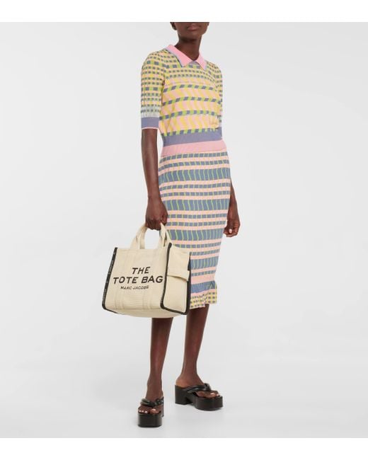 Le sac fourre-tout Jacquard moyen Marc Jacobs en coloris Natural