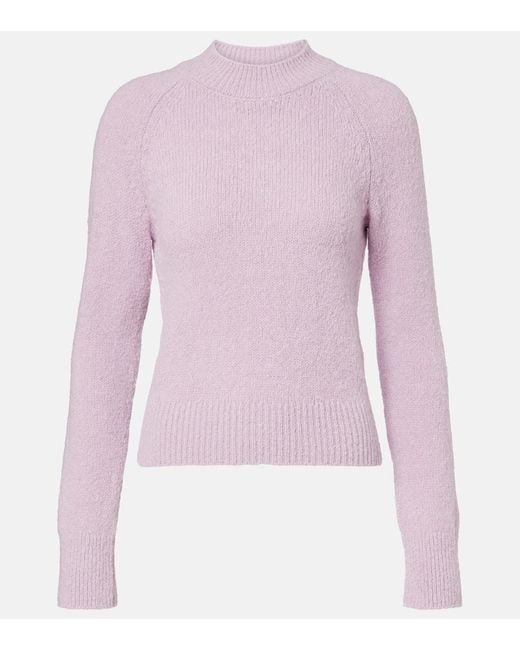 Dries Van Noten Pink Wool-Blend Sweater