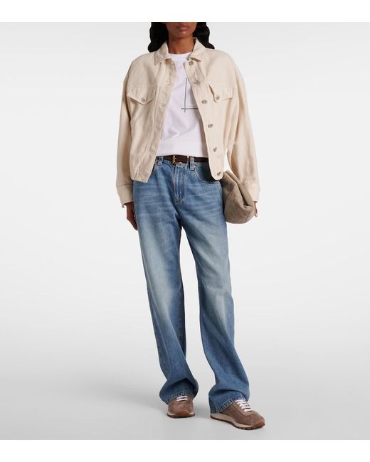 Brunello Cucinelli Brown Suede Sneakers