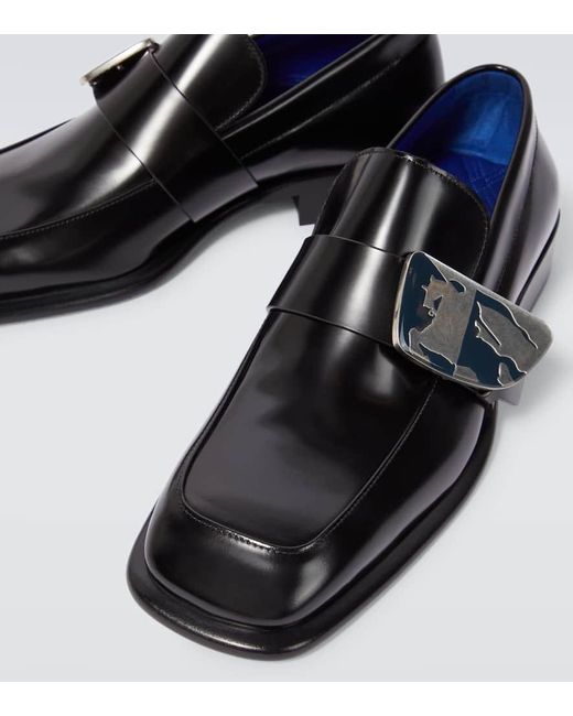 Burberry Loafers Shield EKD aus Leder in Black für Herren