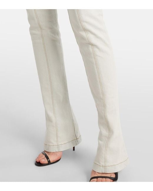 Jean Slim A Taille Mi-Haute Blumarine en coloris White