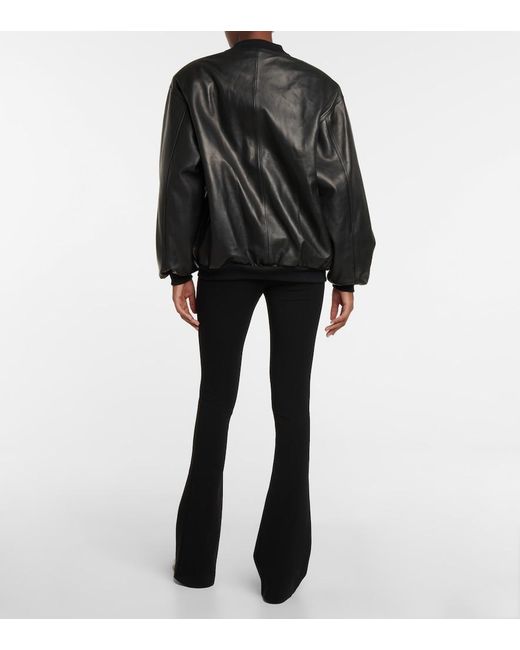 Magda Butrym Black Leather Jacket