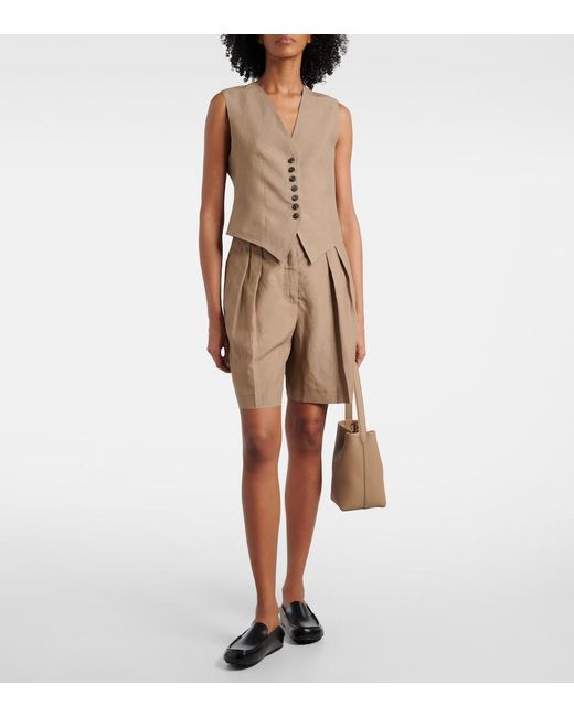Rohe Natural Single-Breasted Vest
