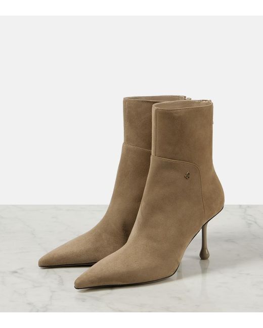 Bottines Cycas 80 En Daim Jimmy Choo en coloris Brown