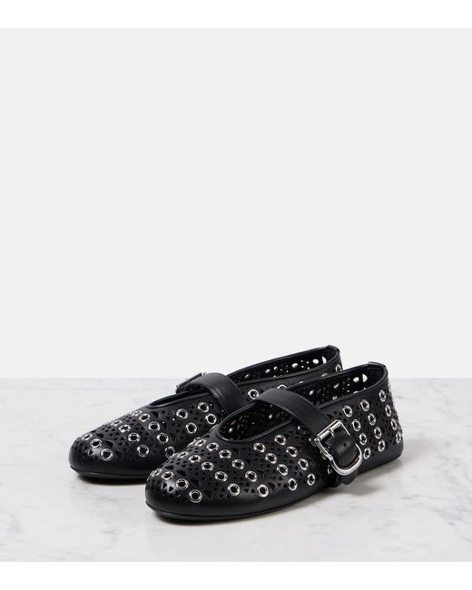 Alaïa Black Ballet Flat