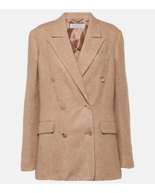 Gabriela Hearst Natural Amergin Boucle Gauze Jacket