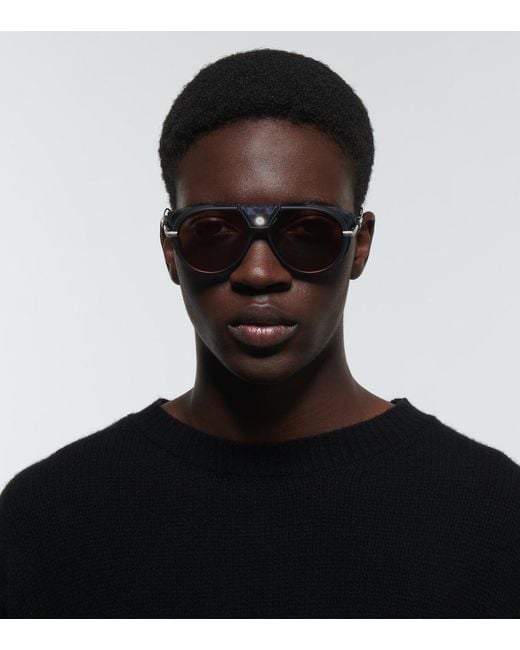 Dior Brown Diorsnow A1I Aviator Sunglasses for men