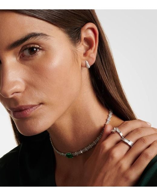 Anita Ko White Claw 18Kt Earrings With Diamonds