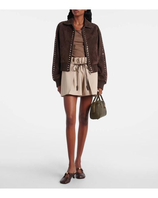 Loewe Brown Tote Bag Amazona 23 Aus Leder