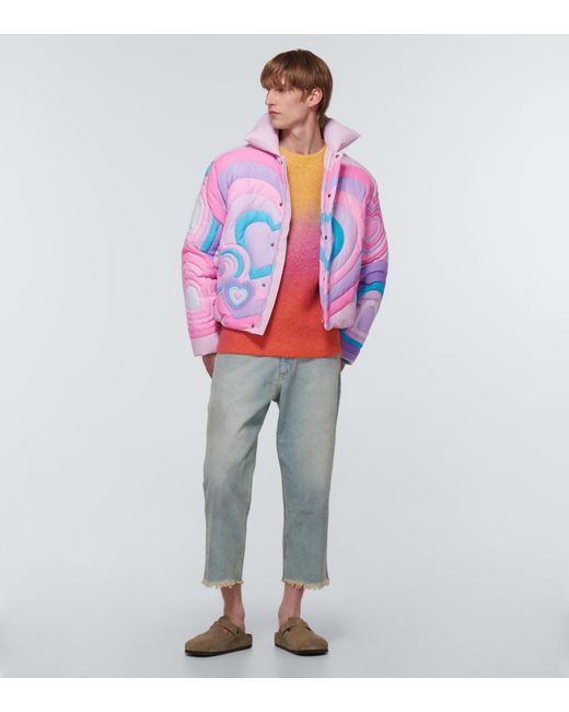 ERL Synthetic Quilted Puffer Jacket in 