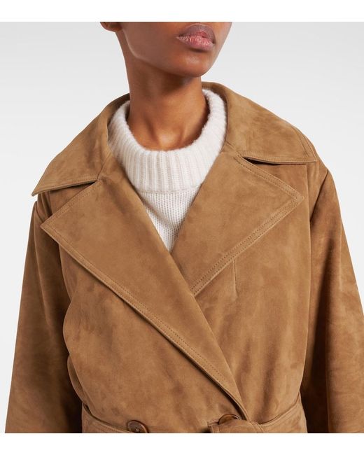 Rohe Natural Suede Wrap Coat