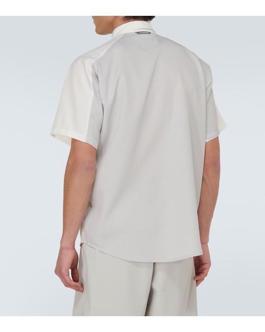 And Wander White Technical Shirt for men