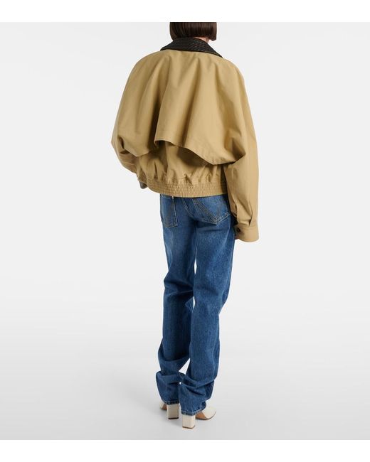 Bottega Veneta Blue High-Rise Straight Jeans