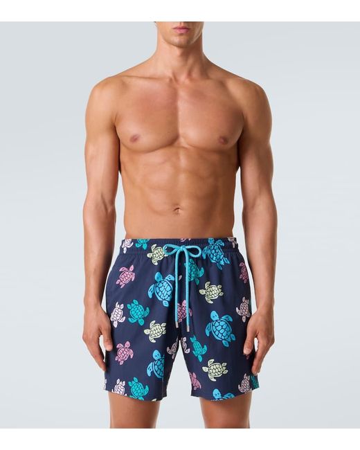 Vilebrequin Blue Tortues Multicolores Swim Trunks for men