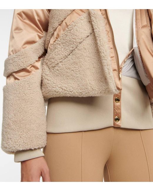 Bogner Natural Skijacke Milia Mit Shearling