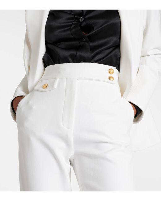 Pantalon slim Renzo raccourci Veronica Beard en coloris White