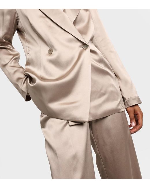 Joseph Natural Joubert Silk Satin Jacket