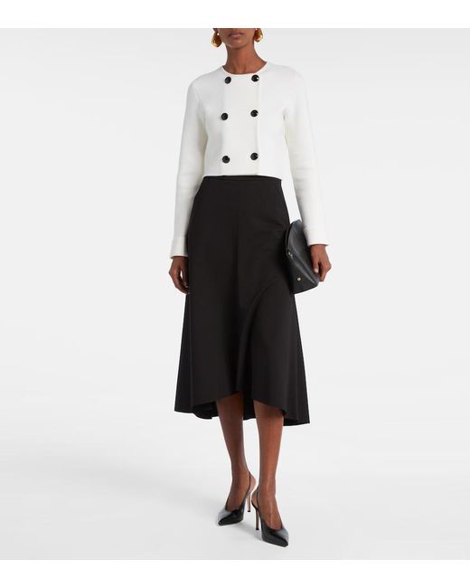 Dorothee Schumacher Natural Sharp Ambition Wool-Blend Jacket