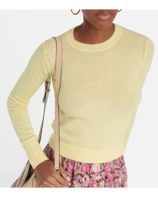 Isabel Marant Yellow Ania Alpaca-blend Sweater