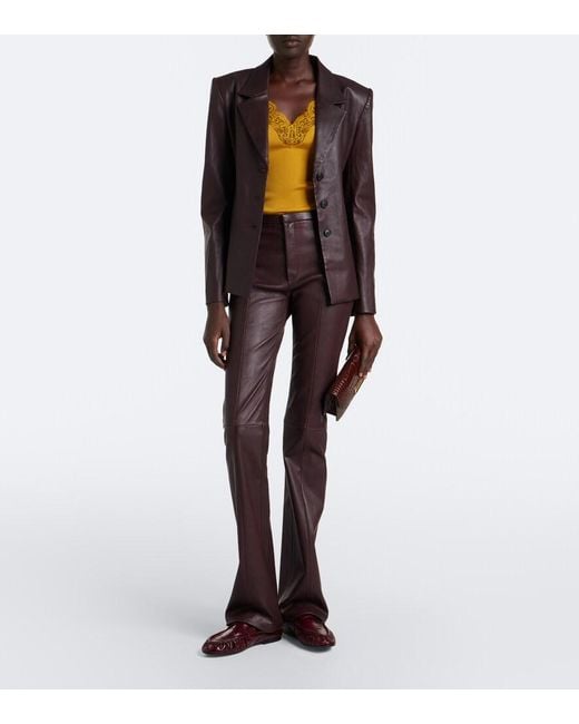 Blazer Helly De Piel Stouls de color Brown
