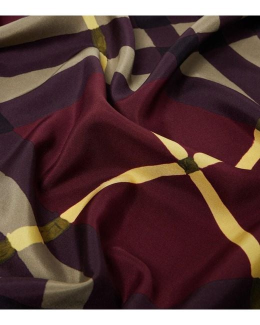 Sciarpa Check di Burberry in Purple