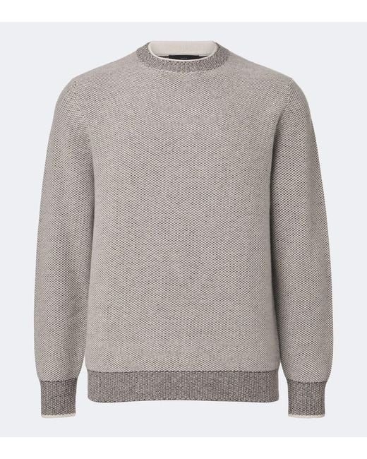 arch4 Gray Mr Leonardo Cashmere Sweater for men