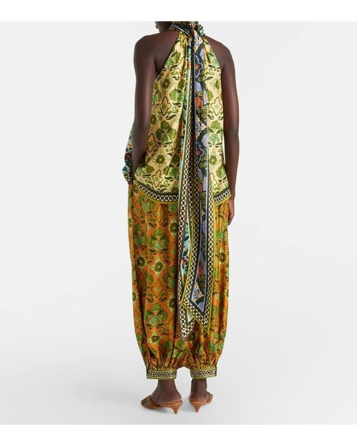 Top Cece En Soie A Fleurs ALÉMAIS en coloris Green