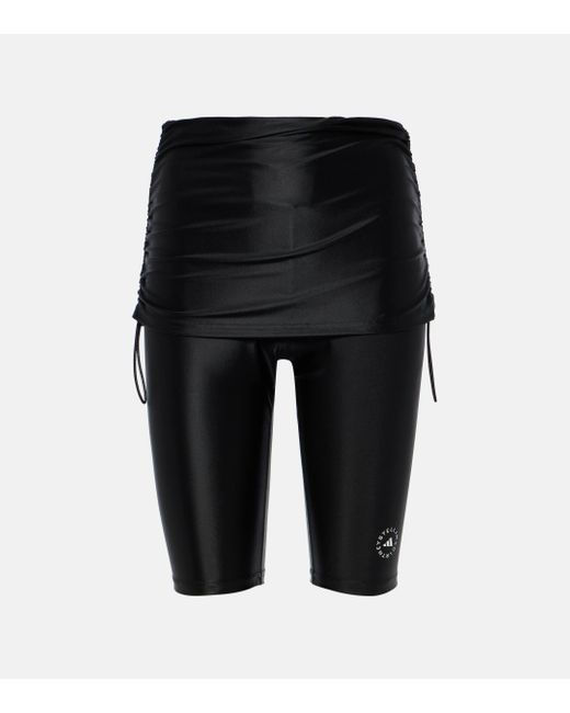 Adidas By Stella McCartney Black Truepurpose Roll Top Shorts