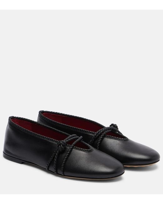 BOTTEGA VENETA 26S BALLET FLATS IN LIGHT BEIGE CALFSKIN