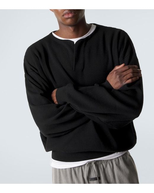 Fear Of God Black Virgin Wool Sweater for men