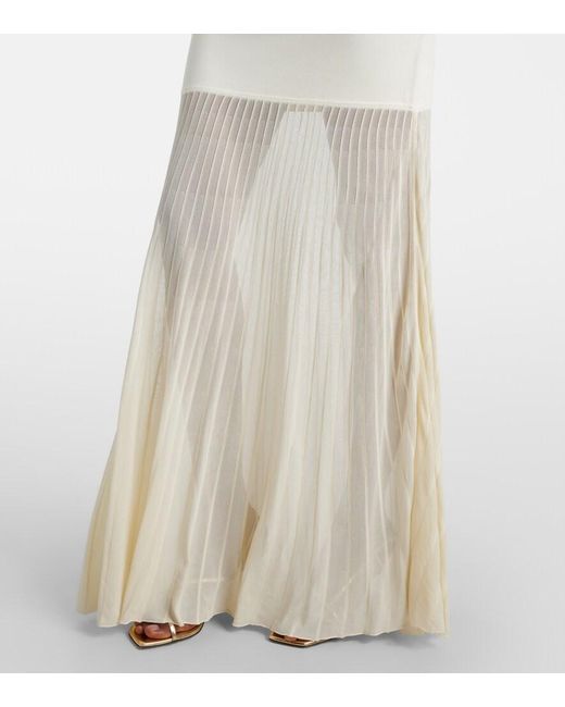 Sir White One-Shoulder Maxi Dress