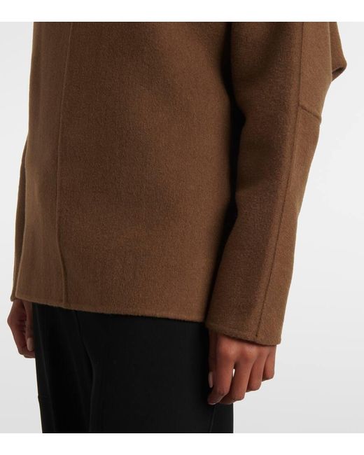 TOVE Brown Top Reine Aus Einem Wollgemisch