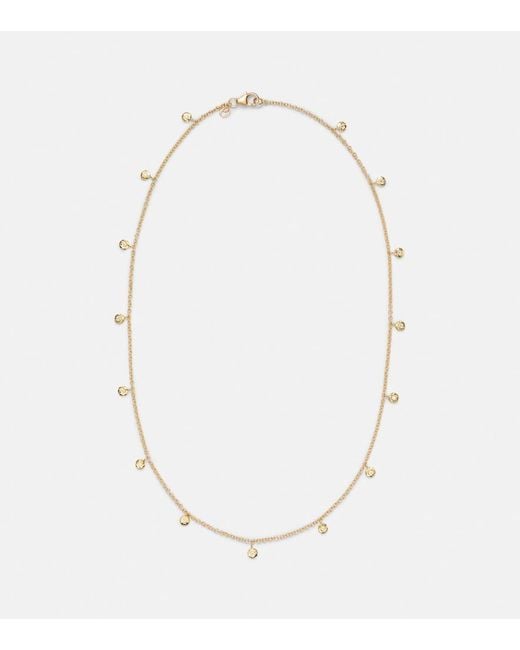 Octavia Elizabeth White Micro Nesting Gem 18Kt Necklace With Diamonds