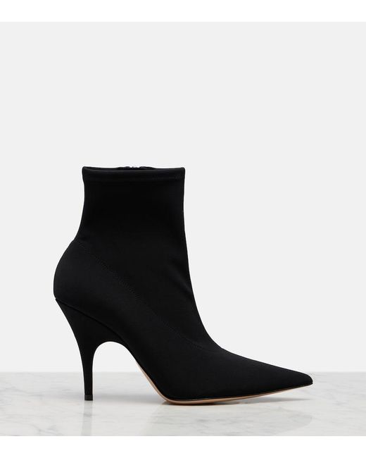 Gianvito Rossi Black Osaka Canvas Ankle Boots
