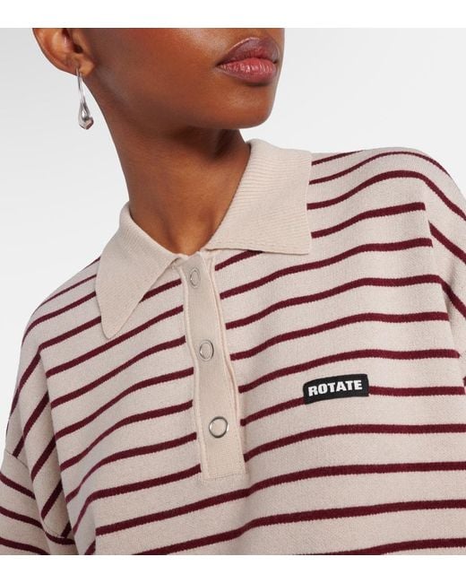 ROTATE BIRGER CHRISTENSEN Red Polohemd