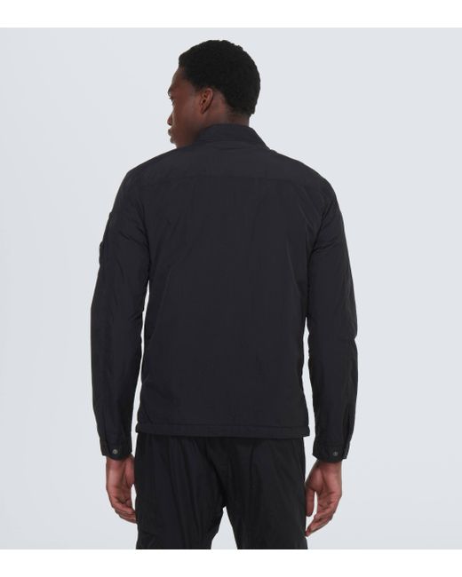 C P Company Black Flatt Nylon Jacket for men