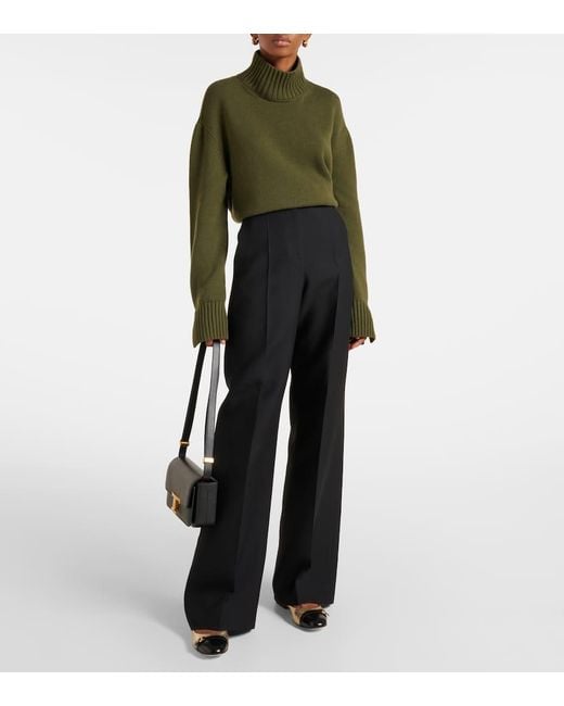 Tod's Natural Metallic Leather Ballet Flats