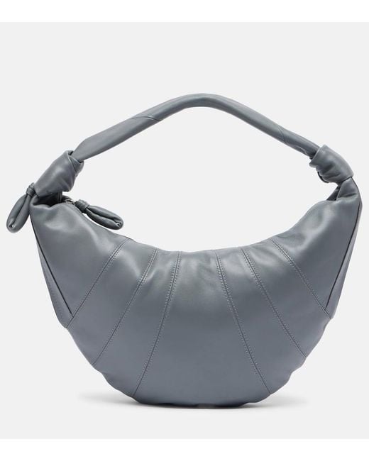 Lemaire Gray Schultertasche Force Croissant Aus Leder