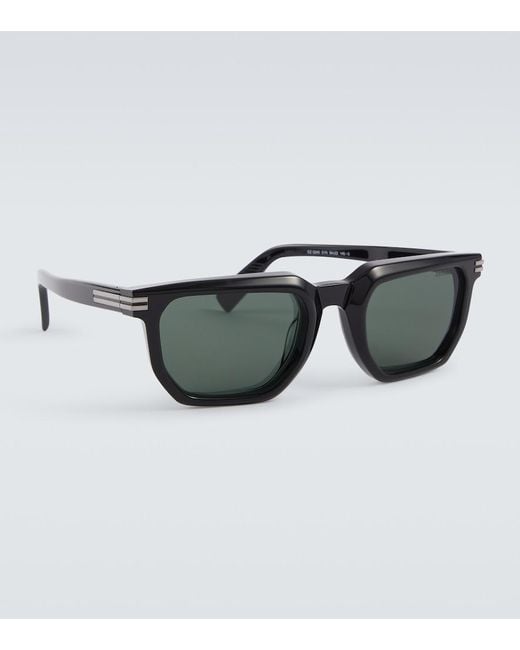 Zegna Brown Square Sunglasses for men