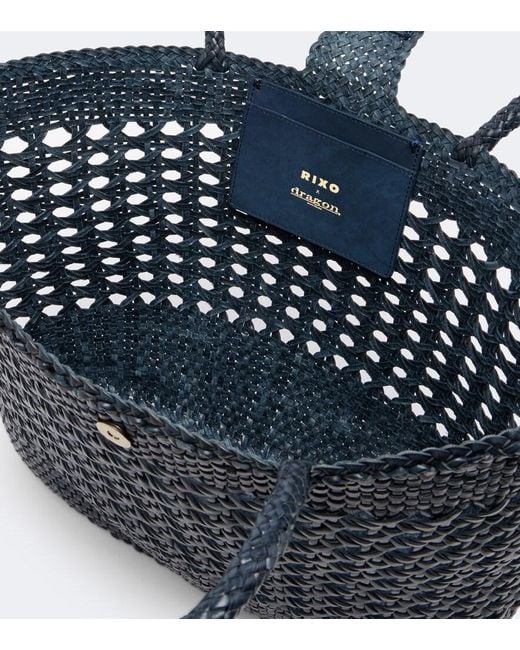 X Dragon Diffusion – Shopper Lucine di Rixo in Blue