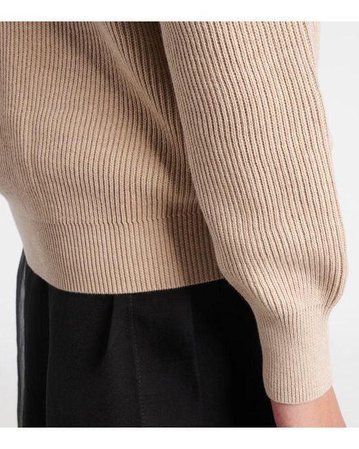 Pullover di Brunello Cucinelli in Natural