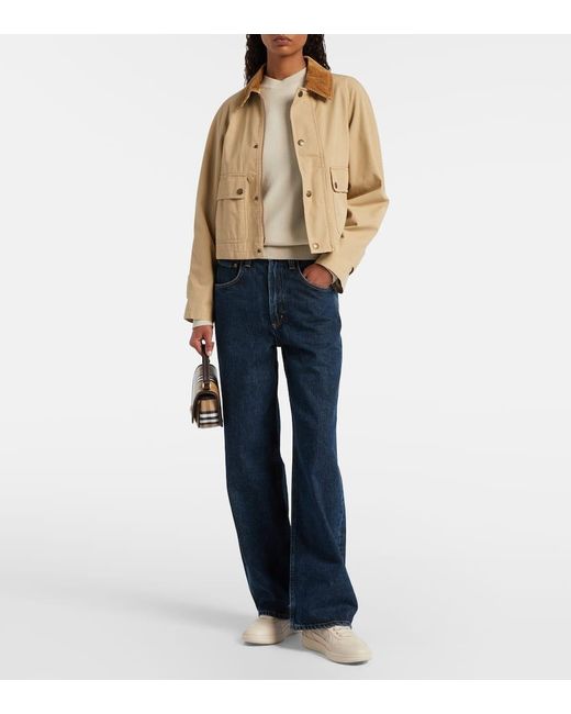 Burberry White Terrace Check Sneakers