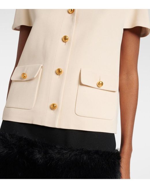 Top Prada en coloris Natural