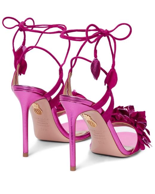 Aquazzura wild shop flower sandals