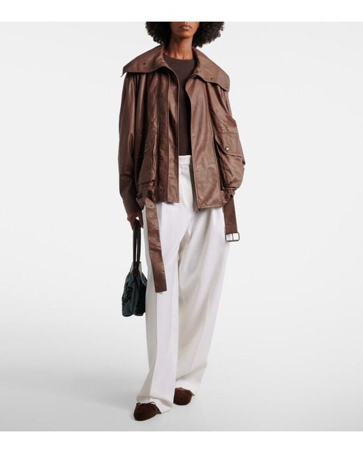 Herbert Levine Brown 24/7 Shearling Ballet Flats