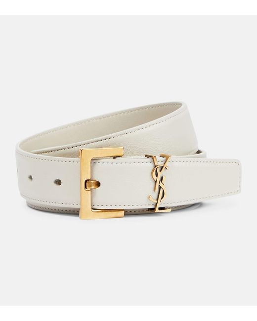 Cinturón Cassandre Saint Laurent de color White