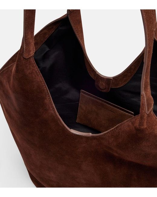 Aesther Ekme Brown Tote Bag Phantom Aus Veloursleder