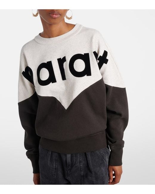 Sudadera Houston En Mezcla De Algodon Isabel Marant de color Black