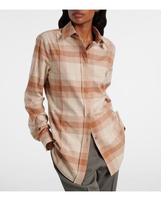 Calvin Klein Brown Scarlett Cotton Shirt